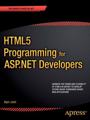 cover image of HTML5 Programming for ASP.NET Developers